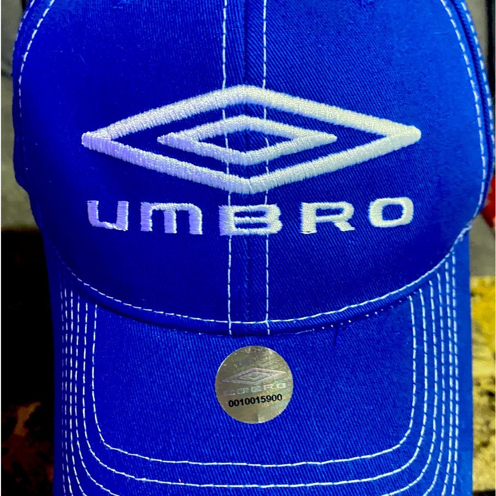 Umbro blue hat adjustable one size fits all. NWOT